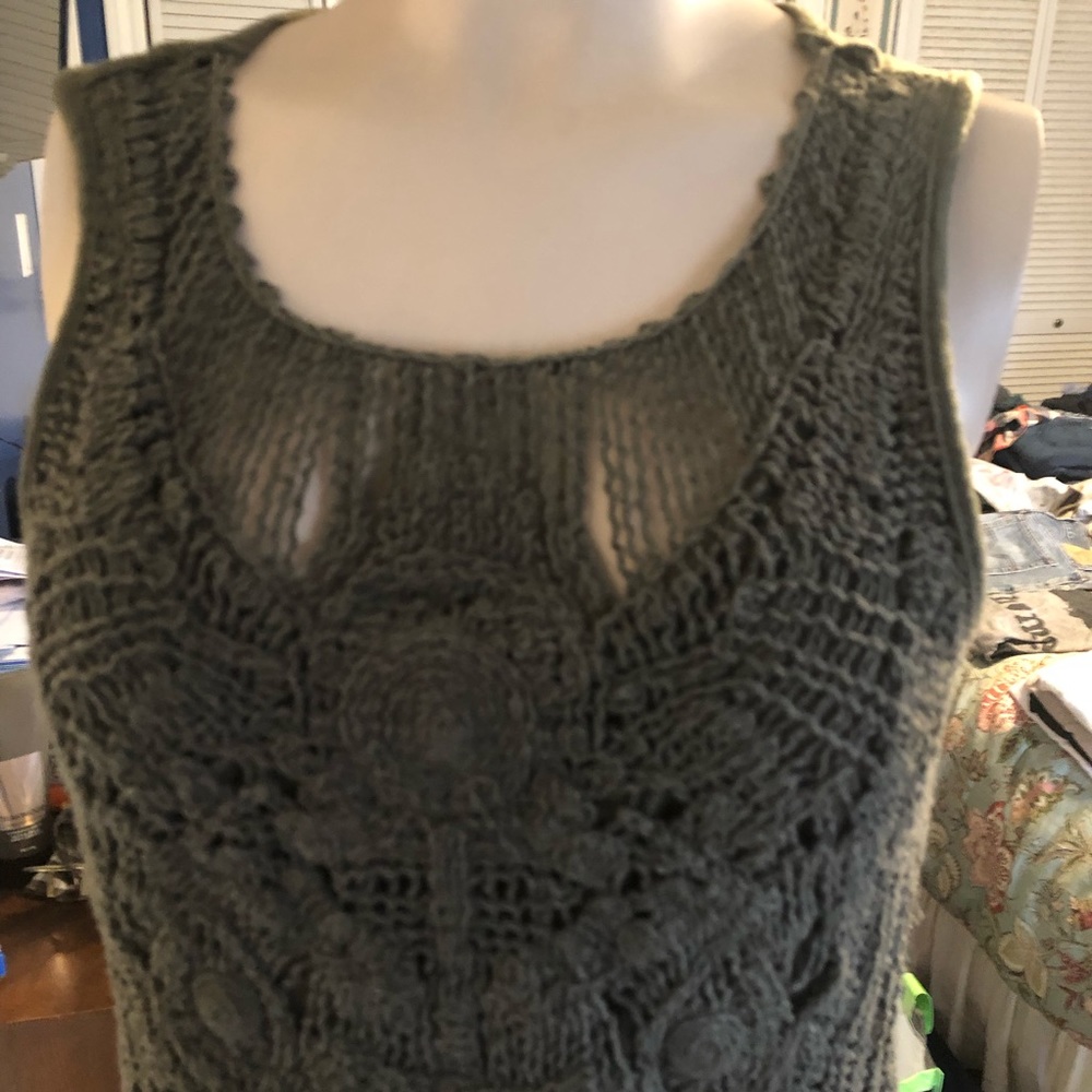💚Green Knitted Tank Top💚